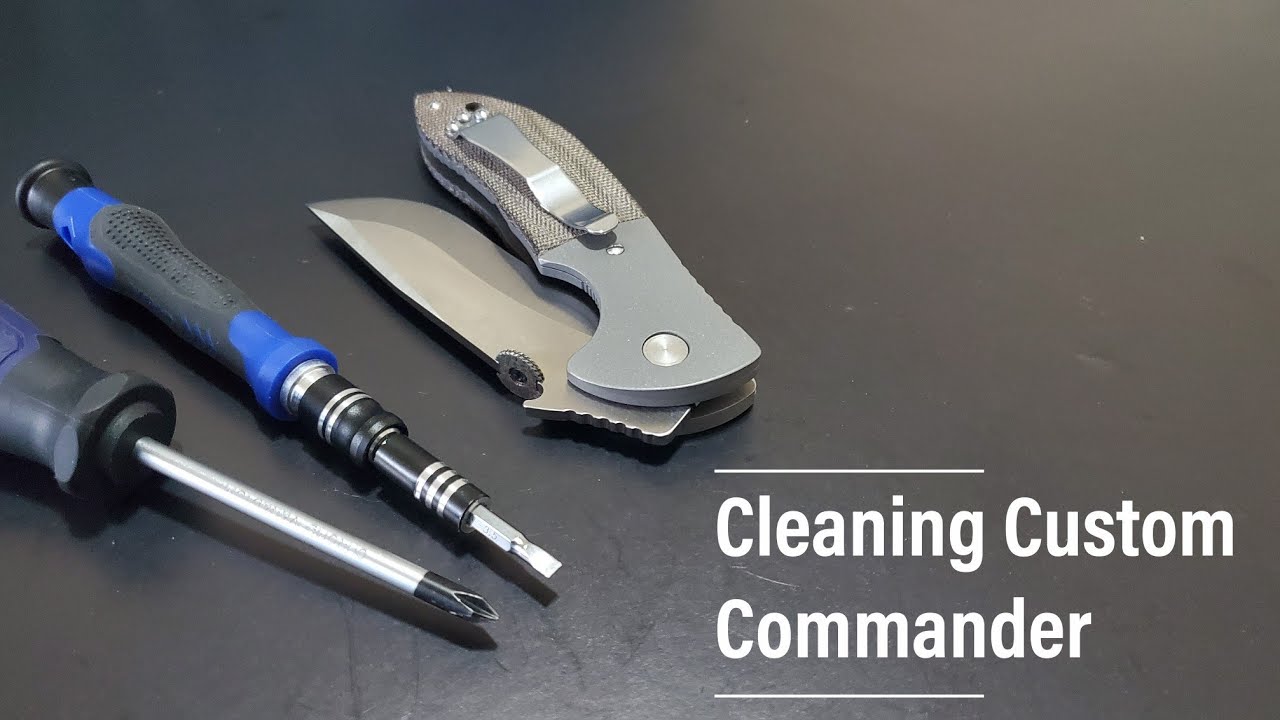 Cleaning 101 - Disassemble and assemble of a Custom Full Size Commander
