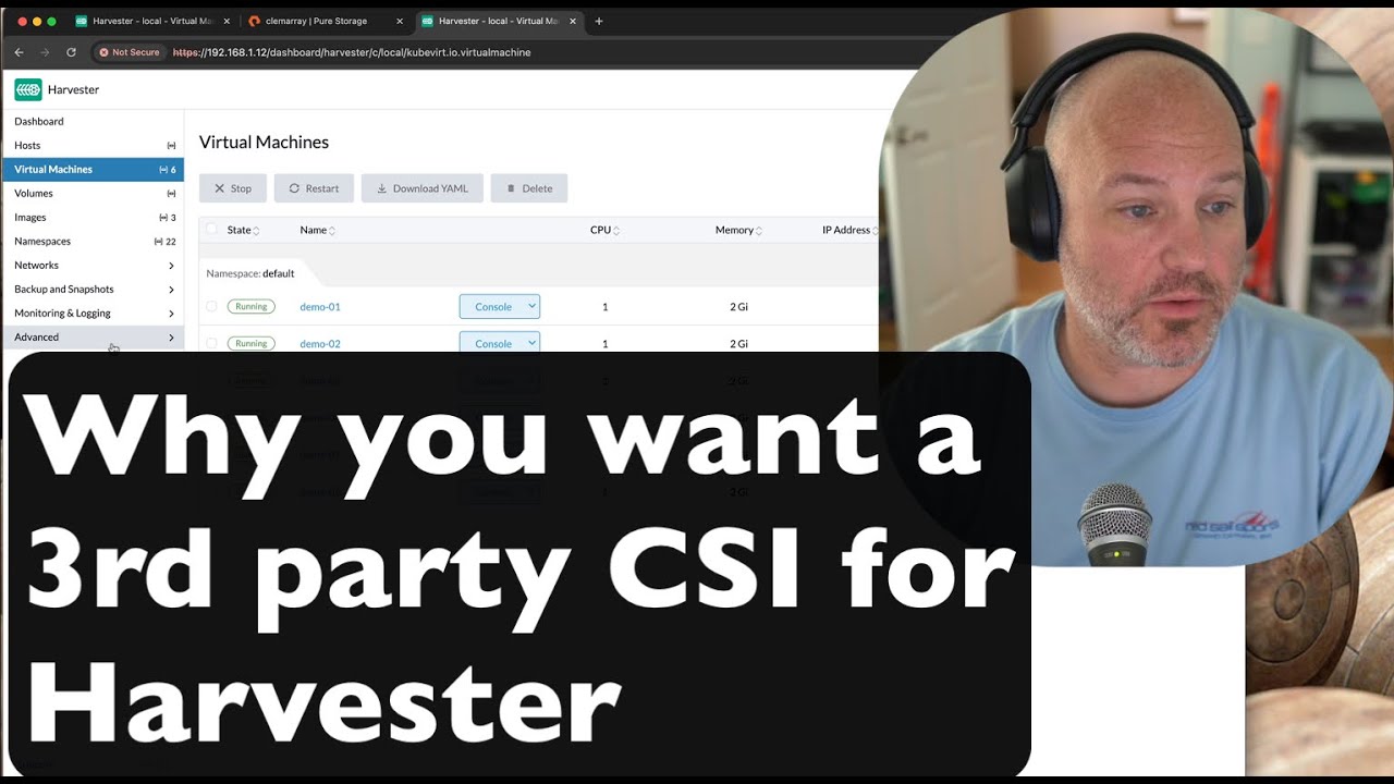 Why you want a 3rd party CSI for Harvester