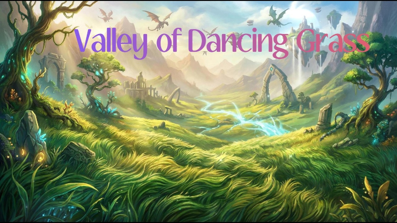 Valley of Dancing Grass | Relaxing Instrumental for sleep, meditation, and stress relief.