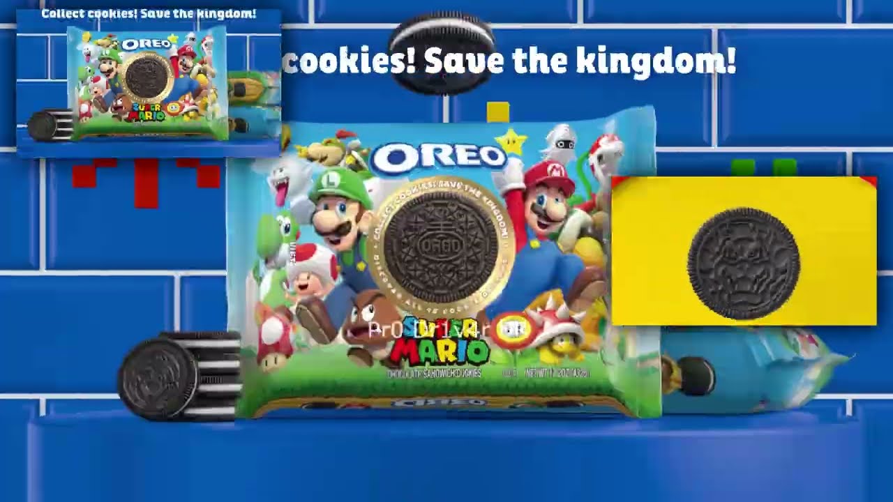 Super Mario x OREO Limited Edition Cookies has a Sparta Y2K Remix