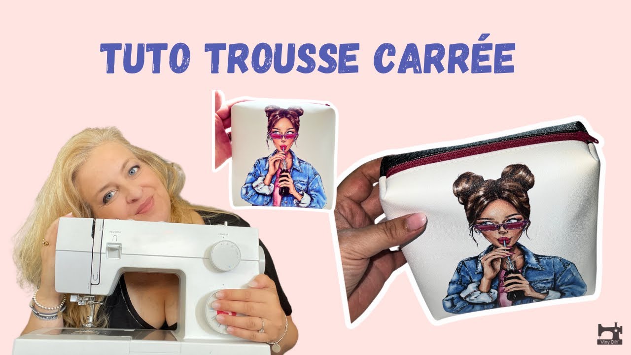 Coudre une Trousse Pratique à partir de carrés - Tuto Couture