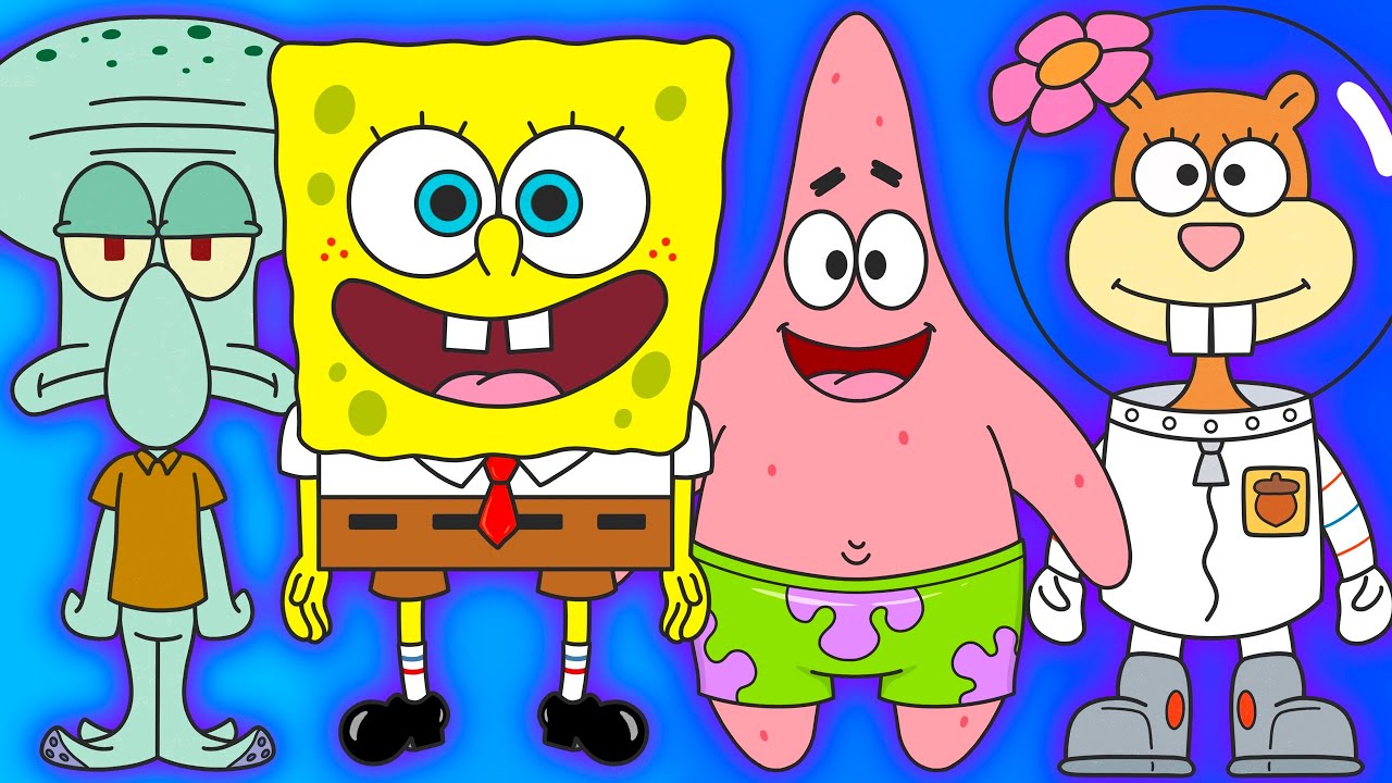 인형 수리하기 모아보기 Repair Doll Collection (SpongeBob Patrick Star Sandy Squidward)