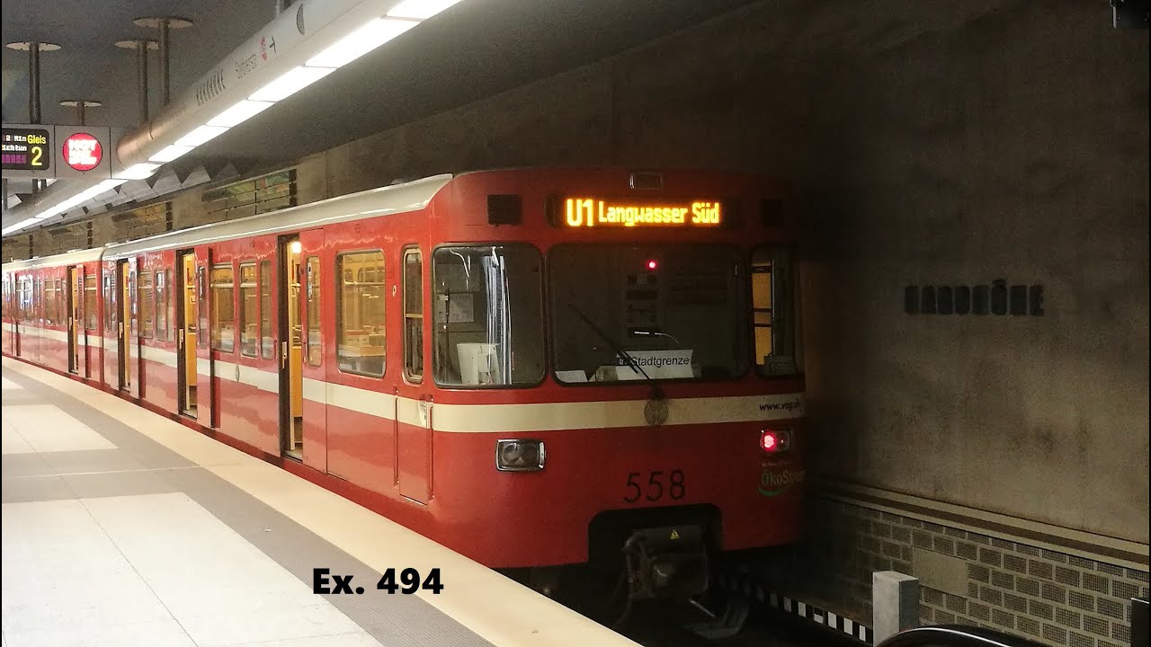 DT1 Wagen 557/558 ex. 493/494 der U-Bahn Nürnberg