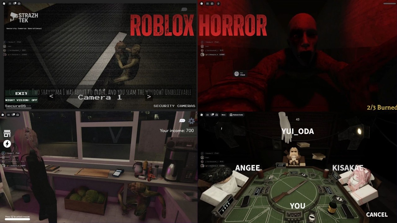 Mix Roblox Horror Games (The Mimic, Shawarma, Buckshot)