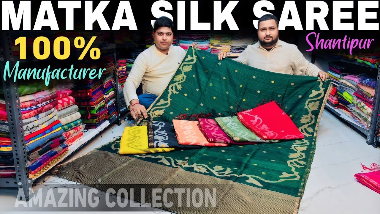 100% Pure Matka Silk / Pure Tussar / 120 Count Linen / Resham Muslin / Pure Tissue Handwoven Saree🔥🔥
