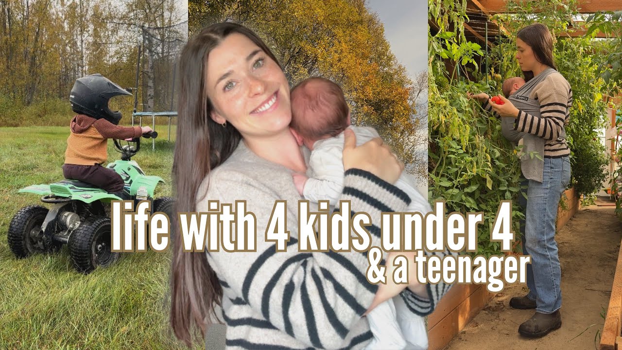 A REAL Day In My Life | Transitioning To 5 Kids, Newborn Struggles, Farm Day