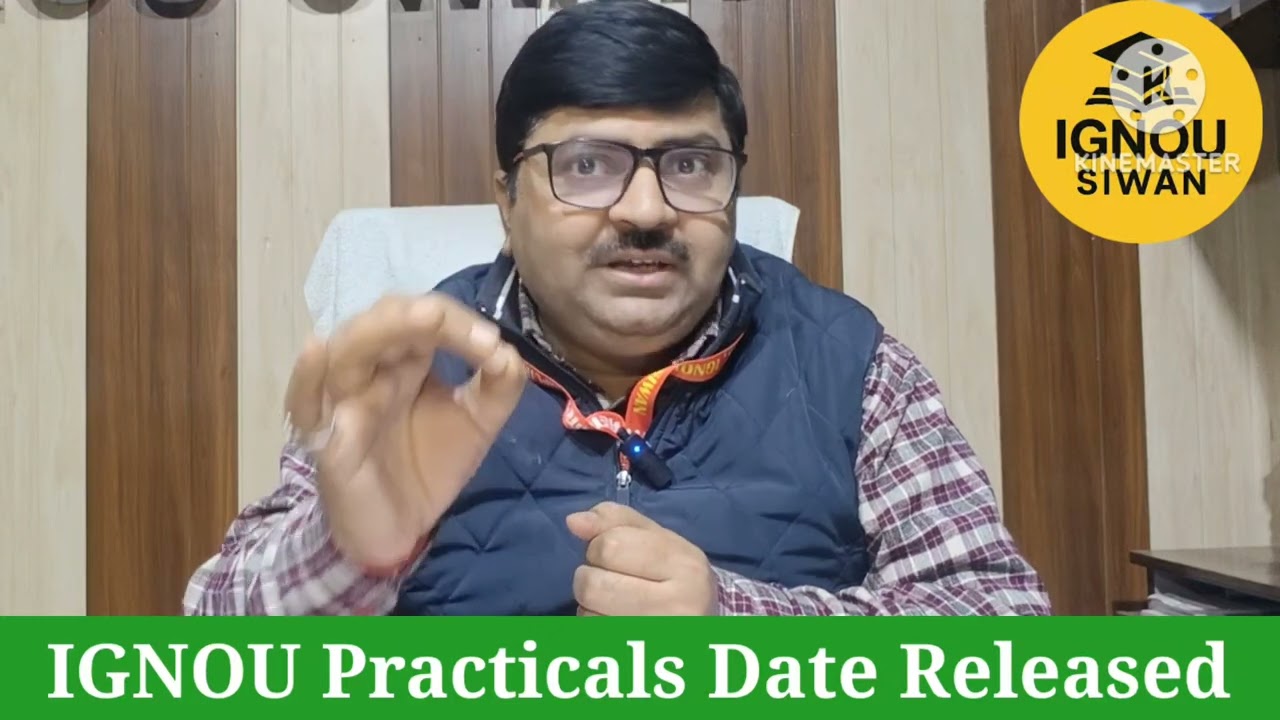 IGNOU Practical Date Release For All IGNOU BSCG, BSCM & M.Sc.(Maths), Chemistry & Geography Students