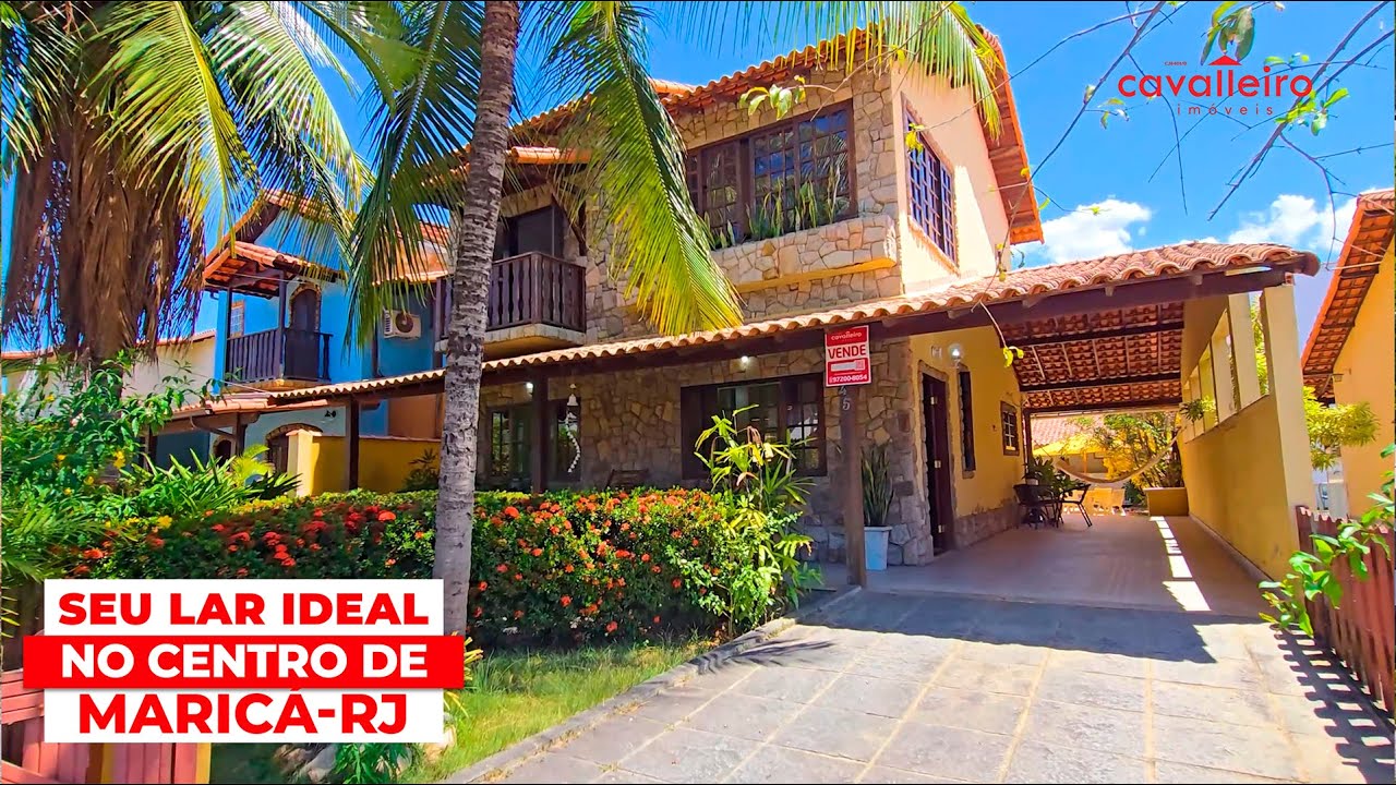 🏠CASA DUPLEX EM CONDOMINIO NO CENTRO DE MARICÁ- 5 QUARTOS, PISCINA E ÁREA GOURMET!