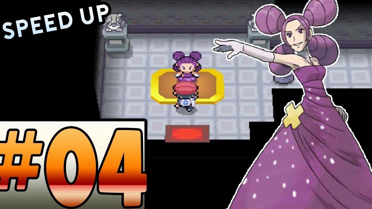 Pokemon Platinum Walkthrough Part 4 - Hearthome City & Gym Leader Fantina (SPEED UP!)