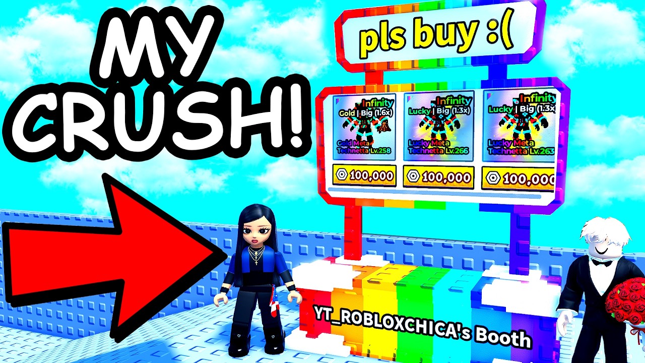 I Gifted MY CRUSH 100,000 TOKENS in Escape Tsunami...