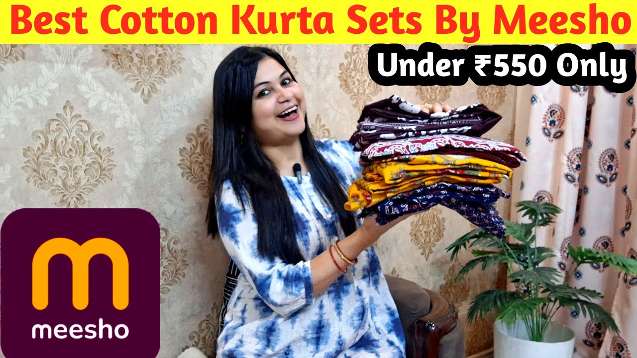 Meesho Kurta Sets Under ₹550 | Budget Friendly Daily Wear Kurta Haul #haul @LifestyleWithRituMishra 