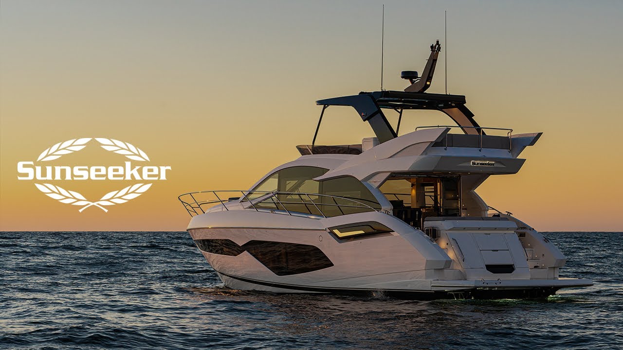 Официальные ходовые испытания яхты Sunseeker Manhattan 55