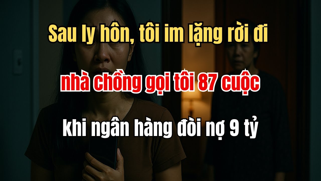 Sau ly hôn, tôi im lặng rời đi – nhà chồng gọi tôi 87 cuộc khi ngân hàng đòi nợ 9 tỷ