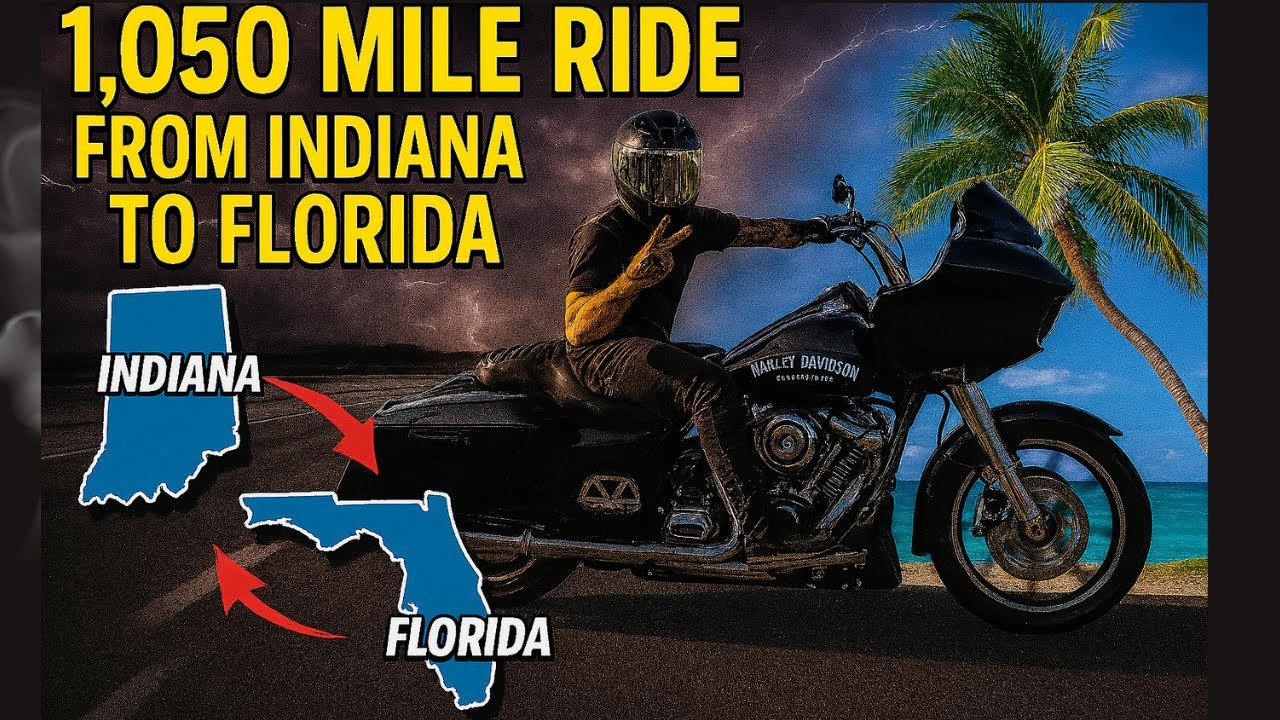 1,050 mile Motorcycle ride from Indiana to Florida..(THIS IS SKETCHY)