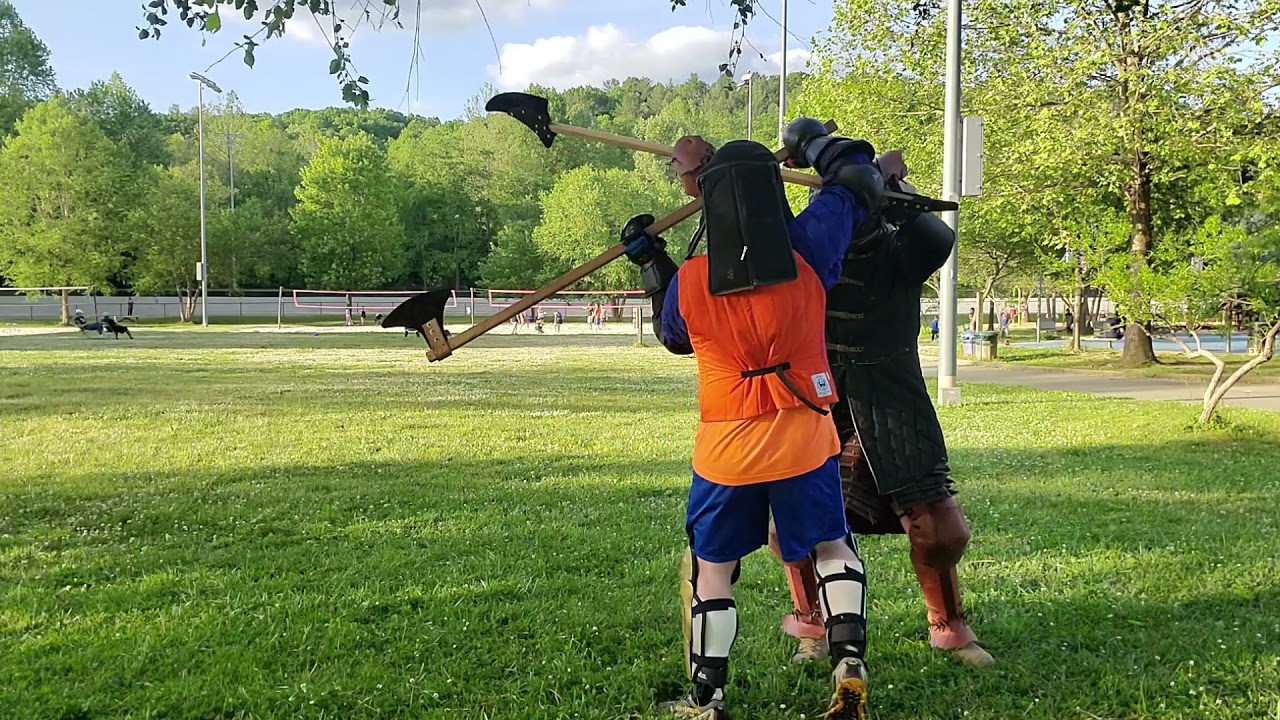 Viking combat sparring