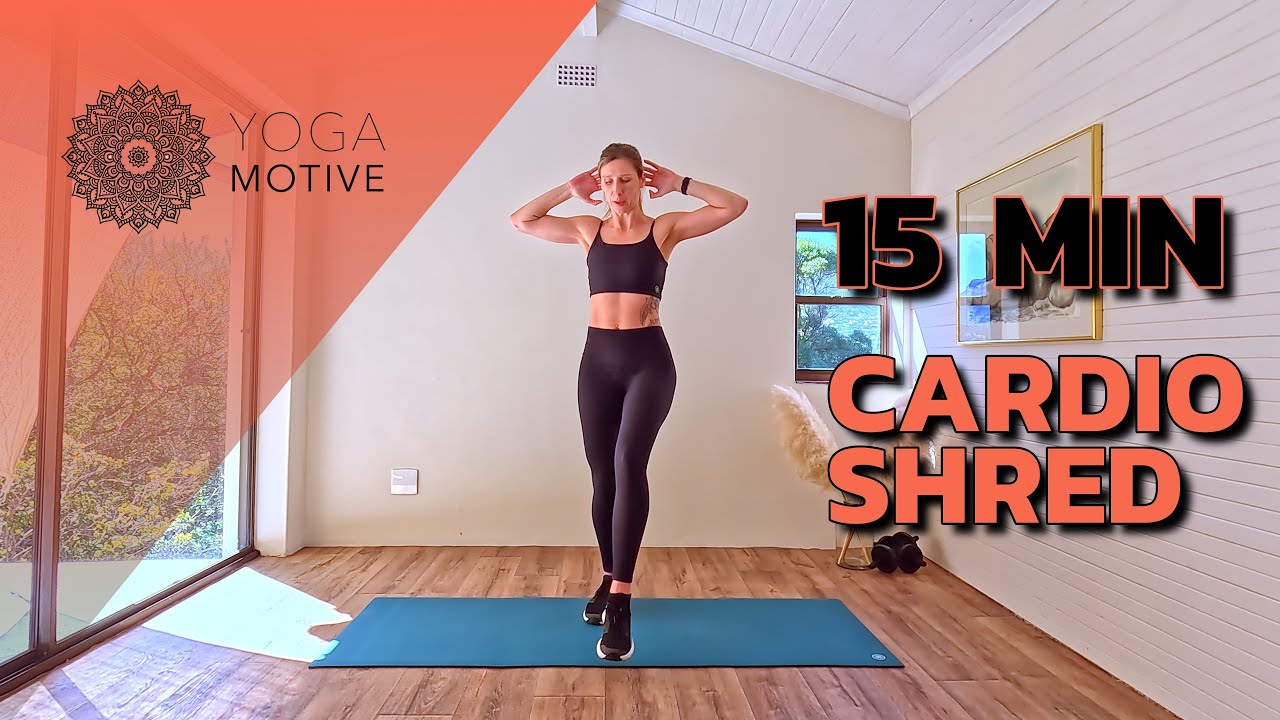 15min Cardio Shred | No Equipment, Full-Body HIIT Workout