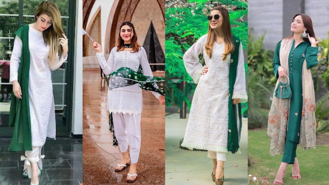 14 August Dresses Ideas Pakistani Independence Day | 14 August Dresses Design For Girls