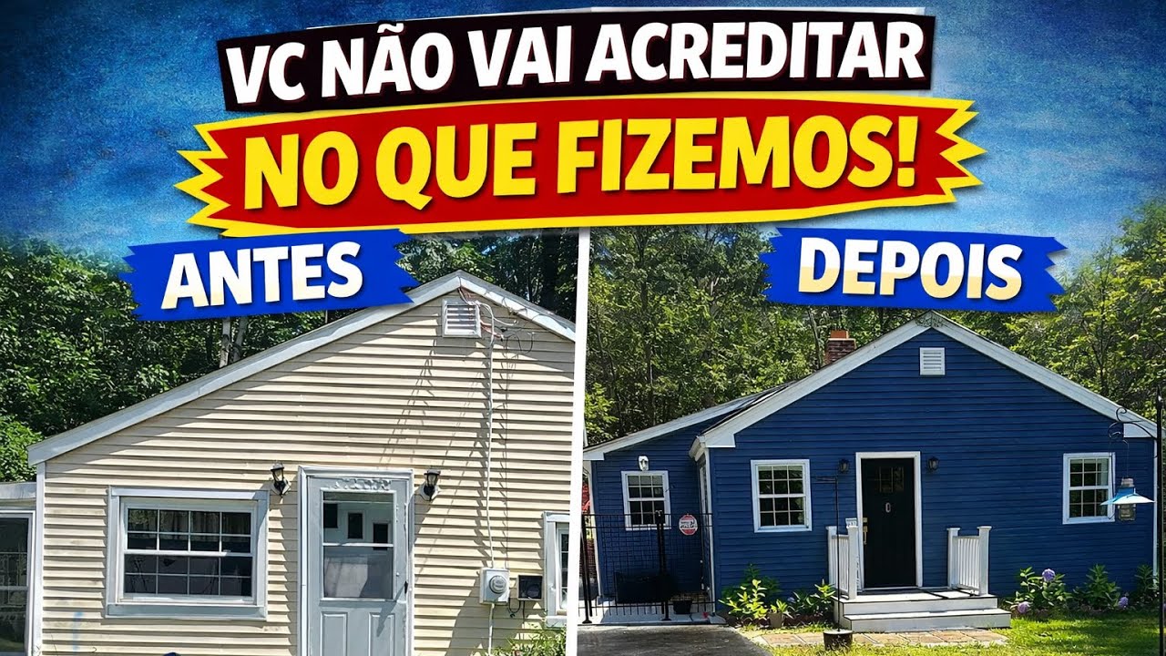 Reformando nossa casa de leilão nos Estados Unidos - fazendo o siding(lado de fora)da casa. #reforma