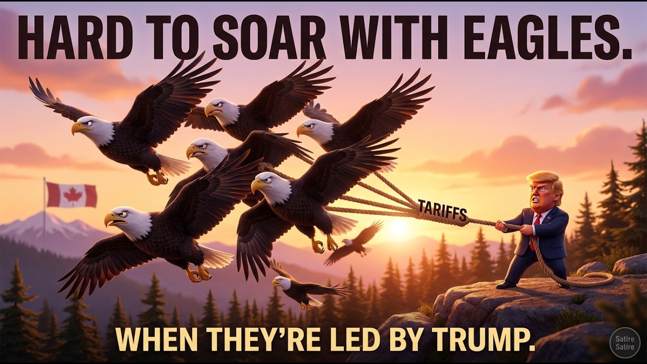 It’s Hard to Soar with Eagles (When They’re Led by Trump) | Animated Political Satire Music Video