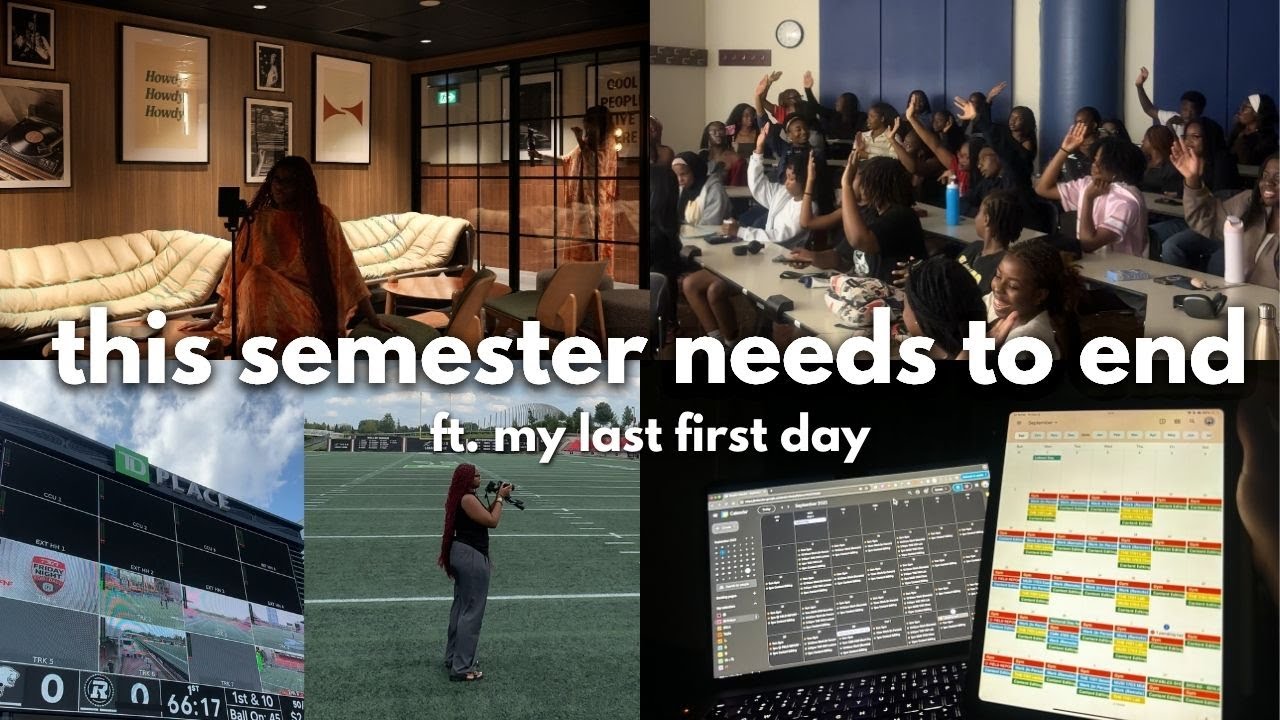 university is already stressing me | my last first day 📚
