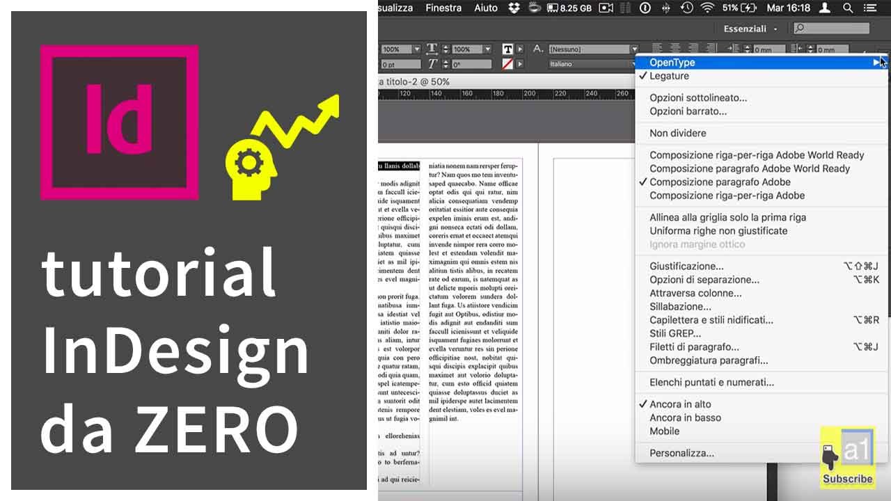 InDesign da zero #4: Modificare il Testo