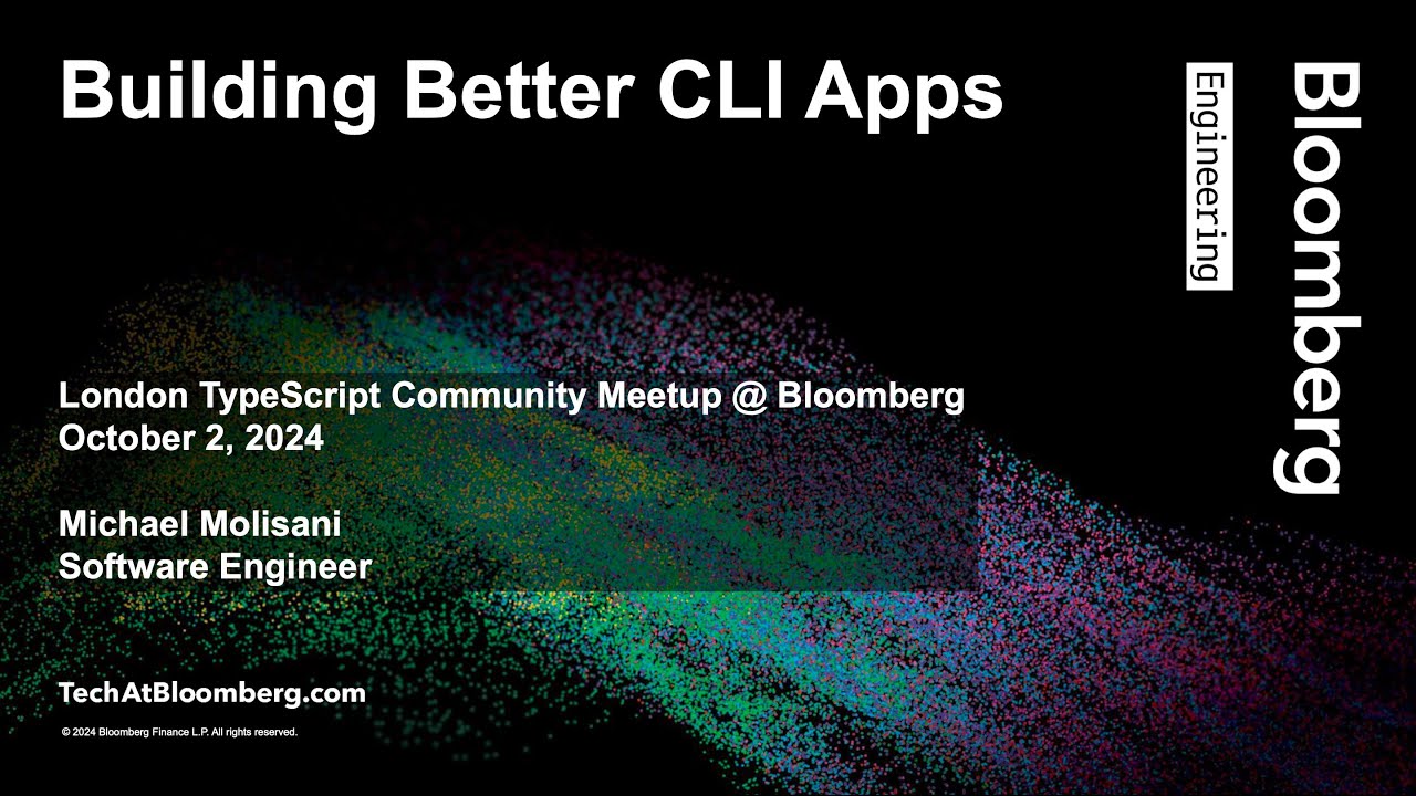 London TypeScript Community Meetup (10/02/24): Building Better CLI Apps