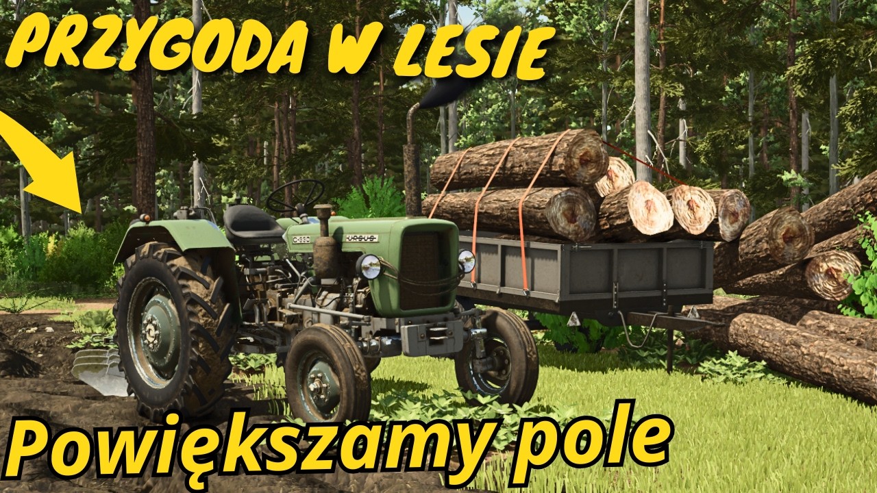Szybka wycinka pod pole😯🌳Sadzimy poplon🌿 Przygoda w Lesie #12 Fs25