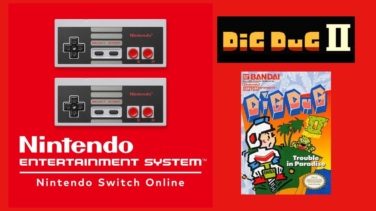 Dig Dug II (RETRO) - Nintendo Switch Online Gameplay