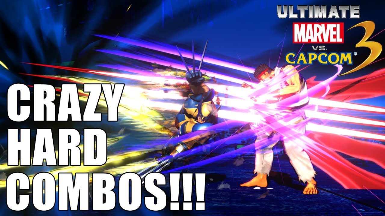 Attempting Marvel vs Capcom 3's WICKEDLY Difficult Combos!!!