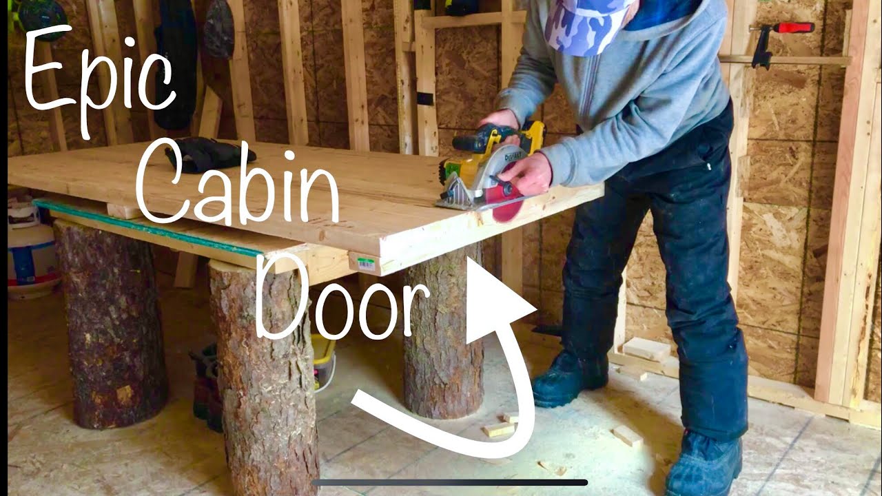 АВТОНОМНАЯ ДОМИКА: строим сверхтяжелую дверь из досок 2x4: часть 1