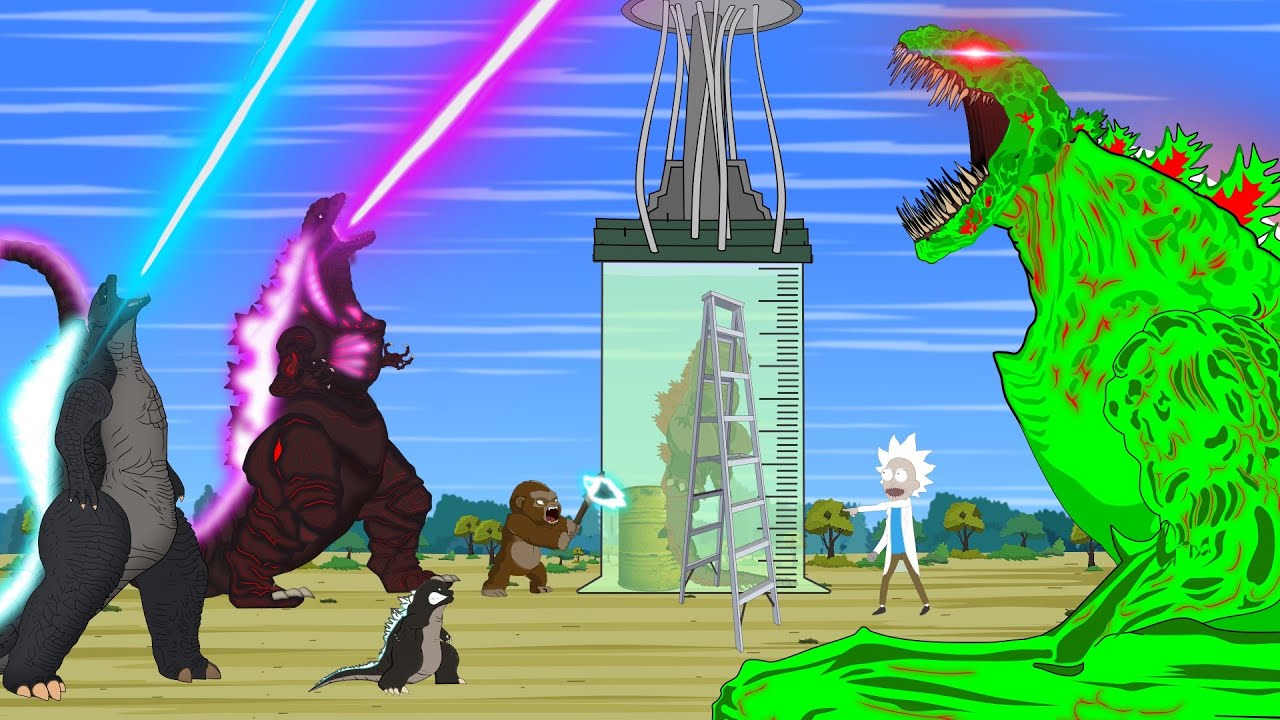 Rescue Godzilla & KONG From EVOLUTION OF BLUE SHIN GODZILLA: Power Levels | Godzilla & KONG Funny