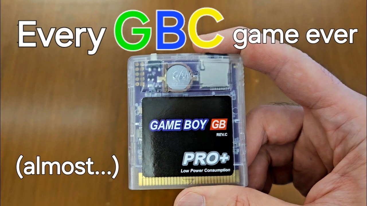 This everdrive clone plays EVERY GBC game.