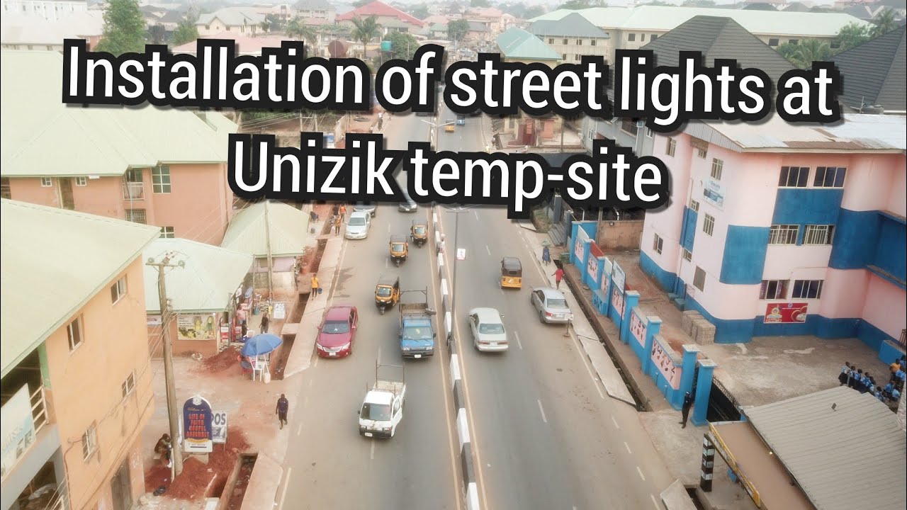 Installation Of Street-Lights At Unizik Temp-site Awka