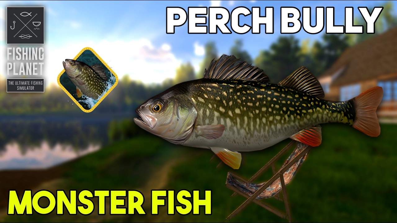 MONSTER FISH PERCH BULLY LESNI VILA FISHERY - FISHING PLANET