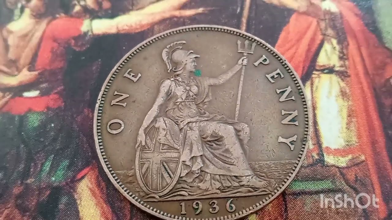 U.K👉&pound;18,000,00👈One Penny Rare 1936 George V Coin Worth Money ! Do you have one ?