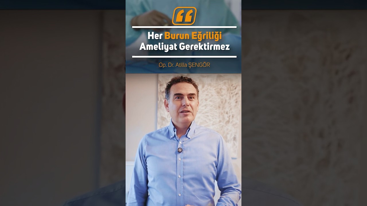 Her Burun Eğriliği Ameliyat Gerektirmez #BurunEğriliği #Deviasyon #Septoplasti #BurunAmeliyatı