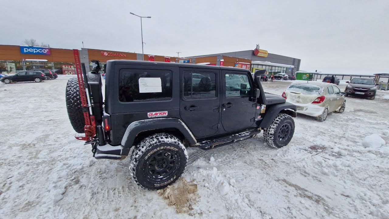 Tak się spisuje jako zimowe daily 5osobowej rodziny - Jeep Wrangler Rubicon 2.8 CRD 