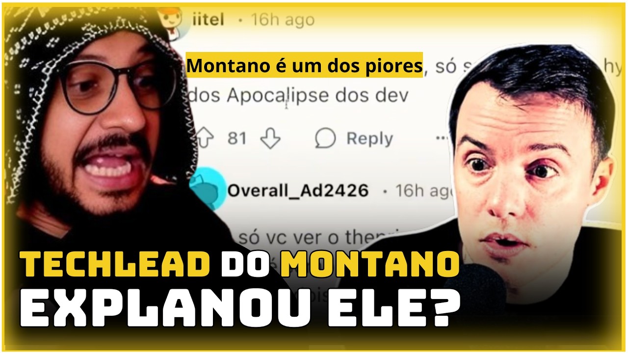 apagaram o post do Montano e ele ficou full pistola