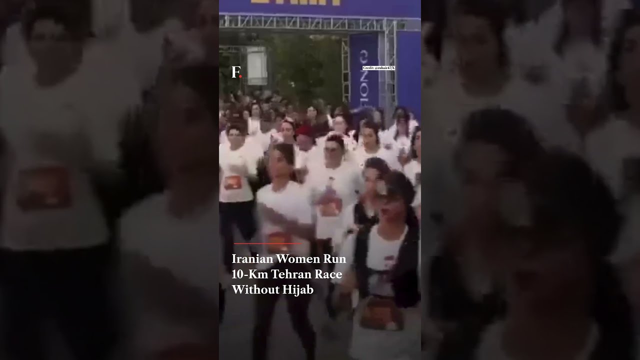Iranian Women Run 10-Km Tehran Race Without Hijab | Subscribe to Firstpost