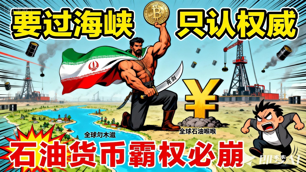 伊朗亮剑直刺美元心脏！霍尔木兹海峡只认人民币，石油美元霸权崩定了        #伊朗 #人民币 #石油美元 #霍尔木兹海峡 #人民币国际化 #去美元化 #美伊冲突 #特朗普 #全球金融格局
