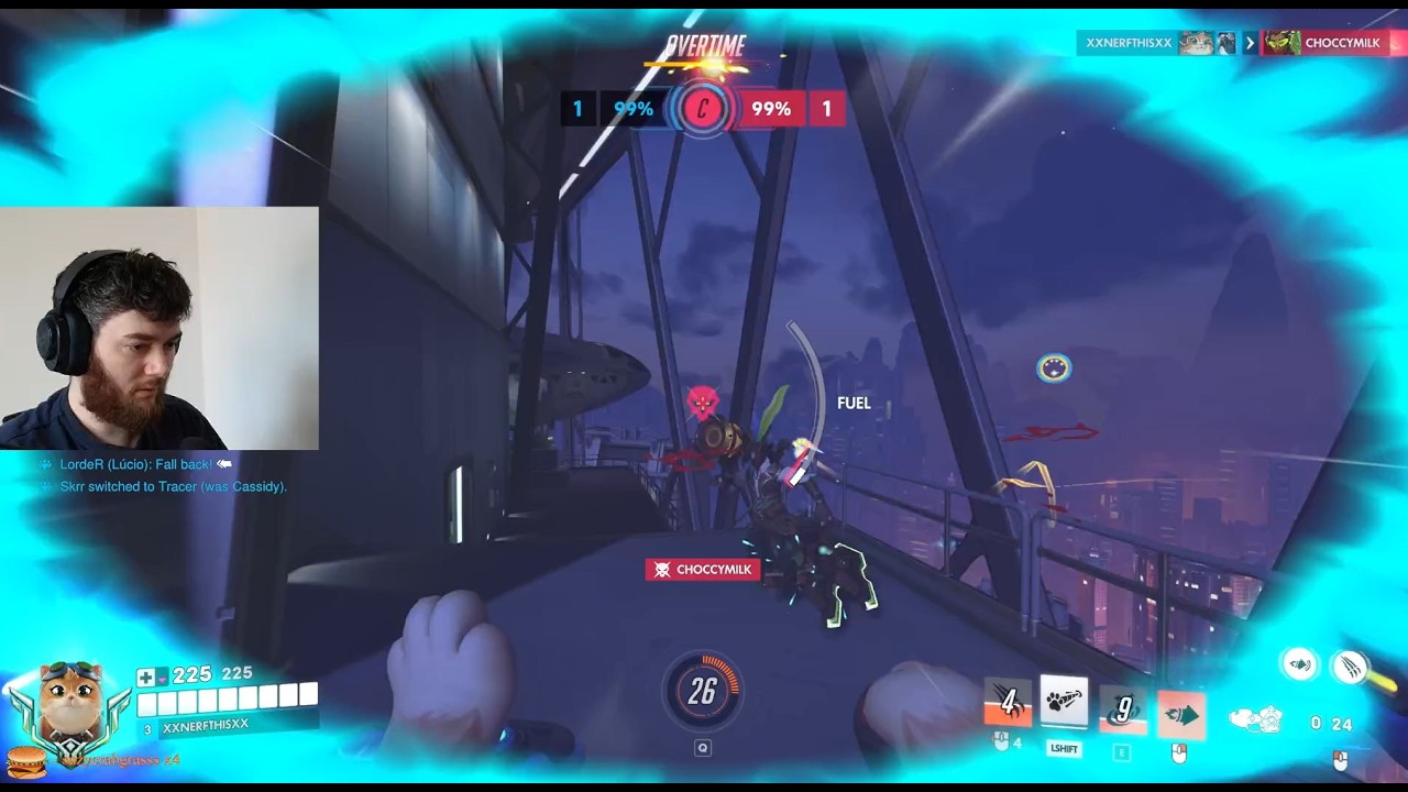 Overwatch Tracking God Dafran Aggro & Intense JetPack Cat Gameplay
