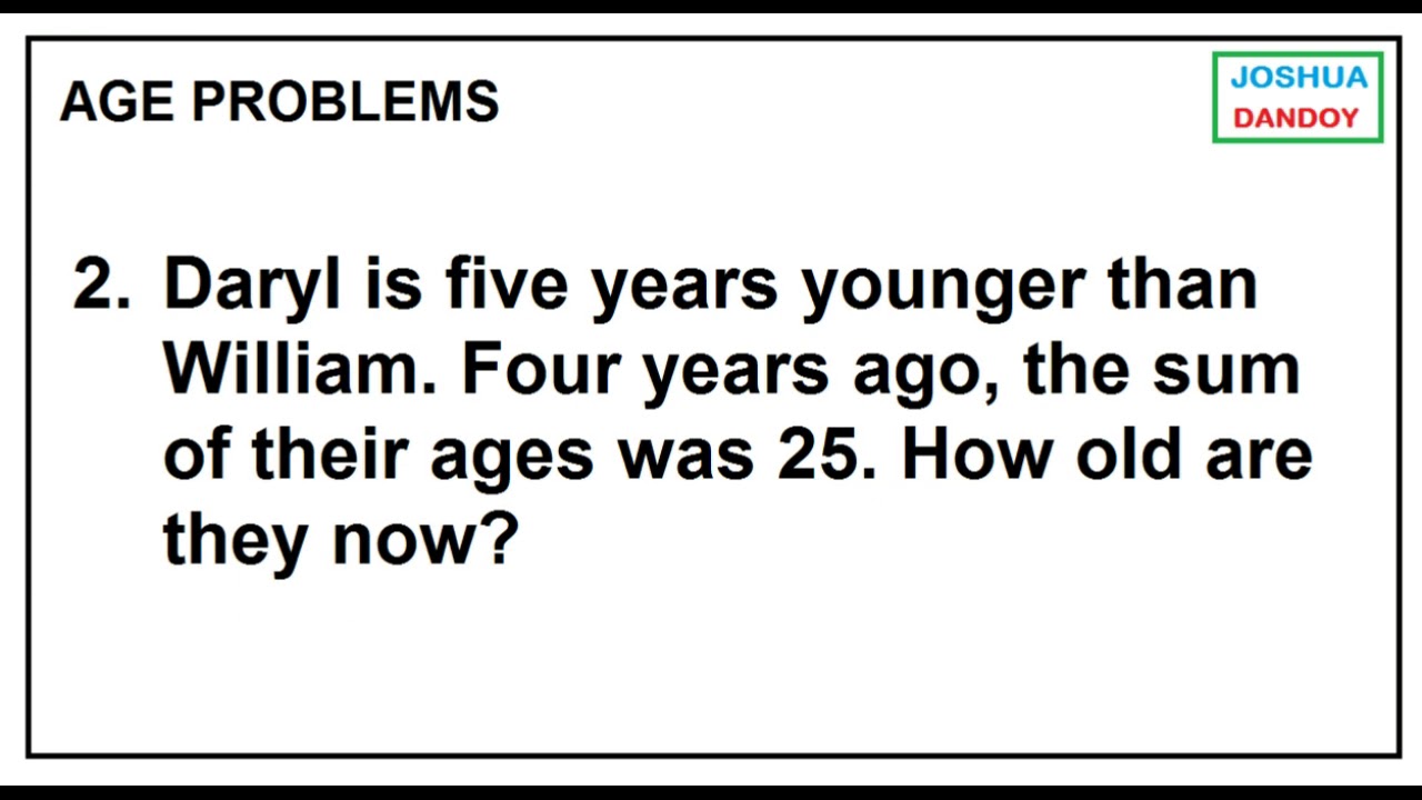 Age Problems