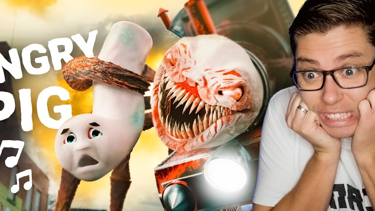 Reacting To CHOO CHOO CHARLES - Hungry Pig (WOW!!!)