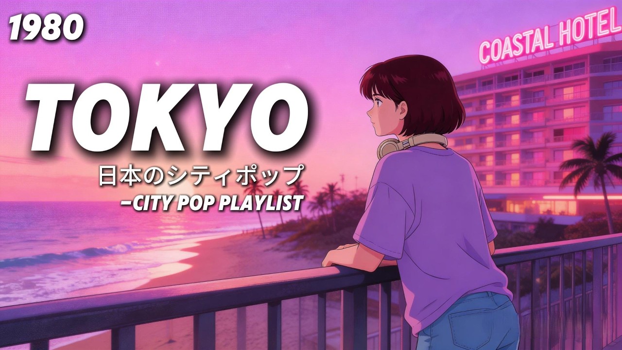 【Chill City Pop】 Sunset & Retrospection 🌧️ Lofi & City Pop Playlist for Study, Work & Sleep ☕🤍