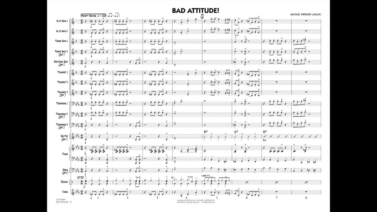 Bad Attitude by Michael Sweeney