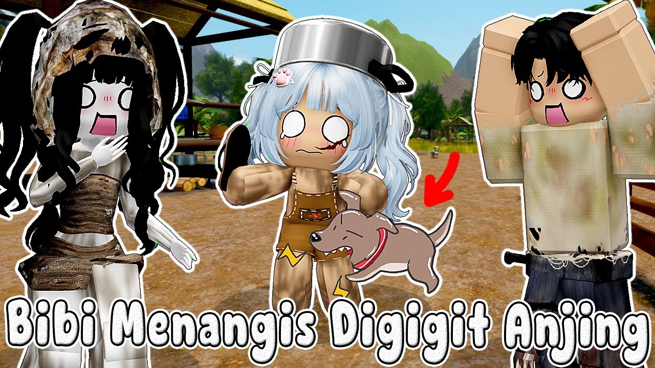 BIBI MENANGIS KESAKITAN KARENA DIGIGIT ANJING DI SAWAH || HMONG LIFE RP🏡 ROBLOX INDONESIA
