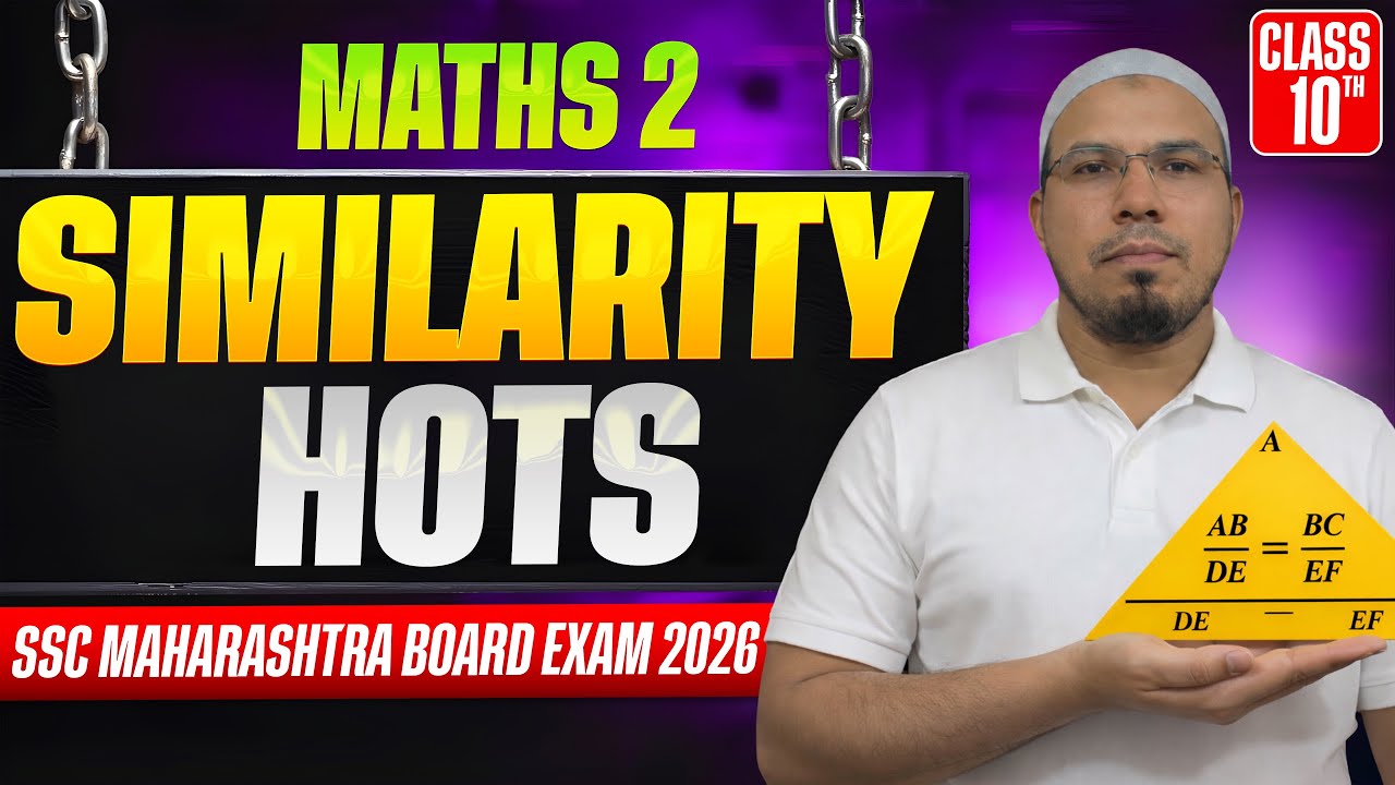 Similarity HOTS Maths 2 Class 10 SSC Maharashtra Board 2026