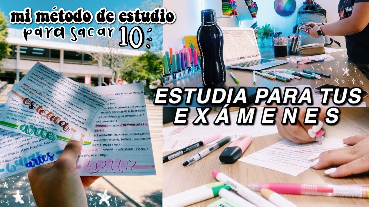C&Oacute;MO SALIR BIEN EN LOS EX&Aacute;MENES 📝