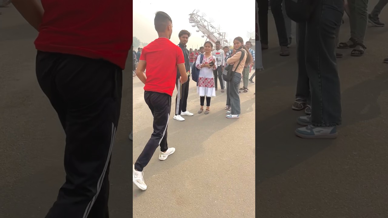 Rose Prank Dekho😍&hearts;️ #youtube #viral #trending #public #reaction #shorts #stunts #flips #video