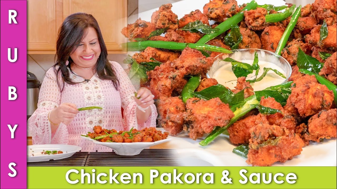 Chicken kay Pakoray & Special Sauce Lunchbox Idea Recipe in Urdu Hindi - RKK